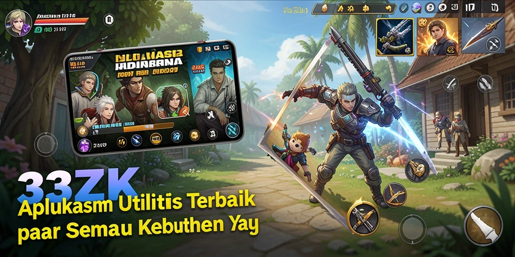 Tampilan aplikasi 33ZK yang modern dan mudah digunakan.