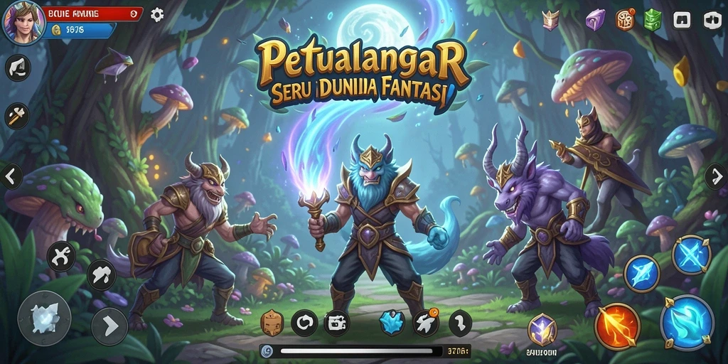 Screenshot gameplay menampilkan petualangan seru dan grafik memukau.