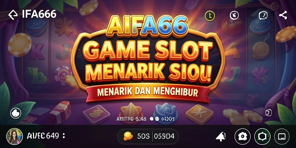 Tampilan gameplay Slot AIFA66 yang mengasyikkan dan grafis menarik.