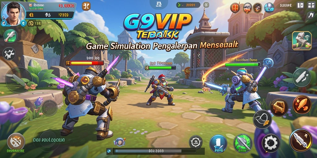 Screenshot G9VIP menampilkan gameplay simulasi yang realistis dan mendetail.