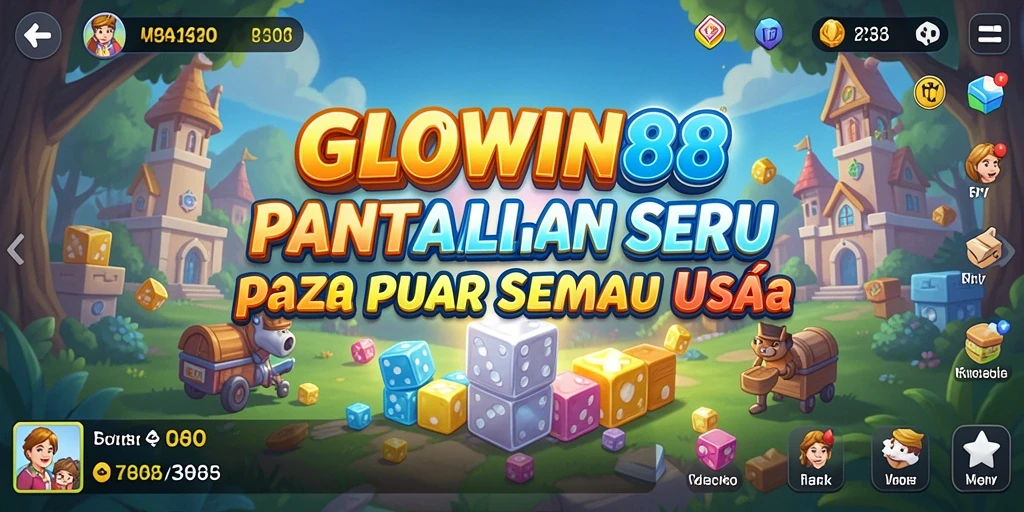 Tampilan gameplay <strong>GLOWIN88</strong> dengan teka-teki yang menantang.