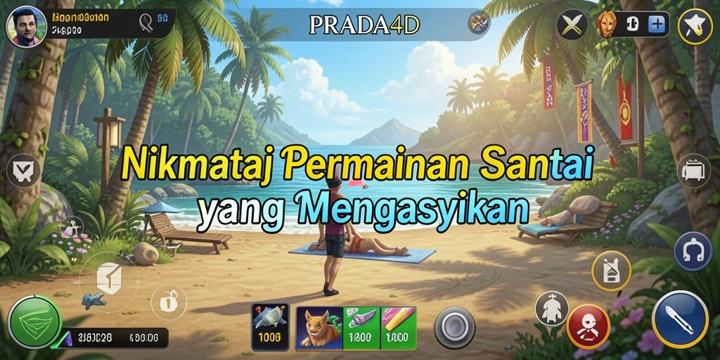 Tampilan gameplay PRADA4D yang seru dan menarik.