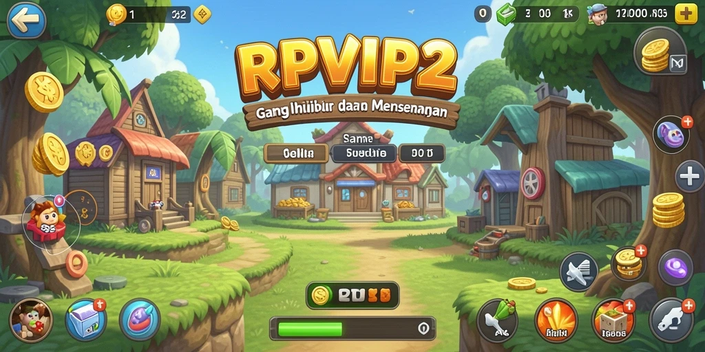 Tampilan gameplay RPVIP2 yang menarik dalam suasana Idle.