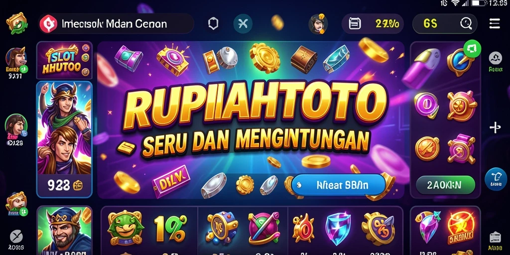 Gameplay menarik dan penuh warna di RUPIAHTOTO.