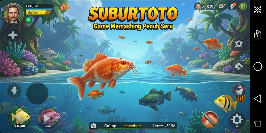 Tangkapan ikan yang epik dalam gameplay SUBURTOTO.