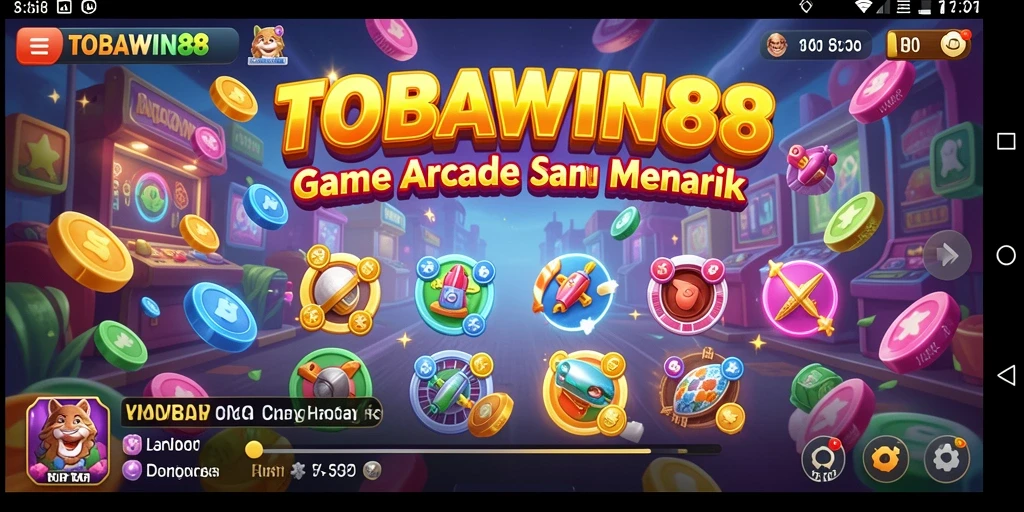 Tampilan gameplay TOBAWIN88 yang seru dan menarik.