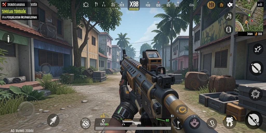 Tampilan utama XR88 dengan gameplay yang realistis dan interaktif.
